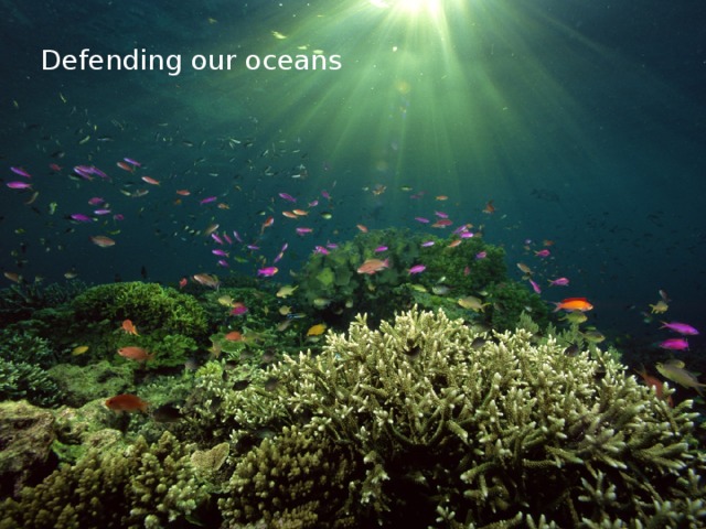 Defending our oceans  