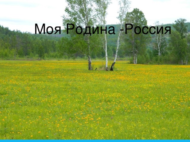 Моя Родина -Россия