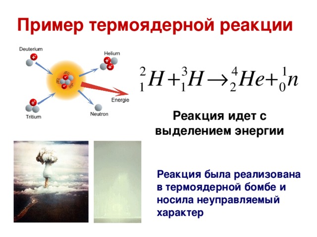 Термоядерный синтез презентация 11 класс