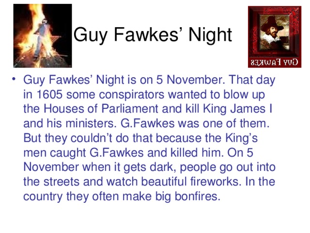 Guy Fawkes’ Night