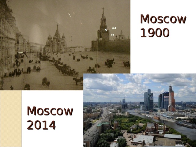 Moscow 1900 Moscow 2014