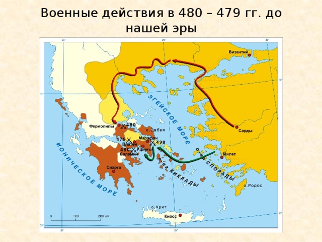 Военные действия в 480 – 479 гг. до нашей эры