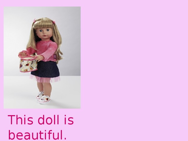 This doll is beautiful.