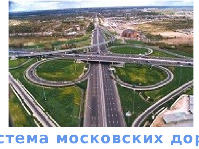 система московских дорог Система московских дорог