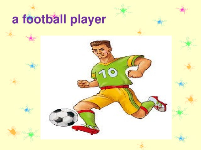 a football player