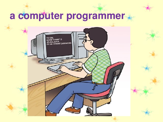 a computer programmer