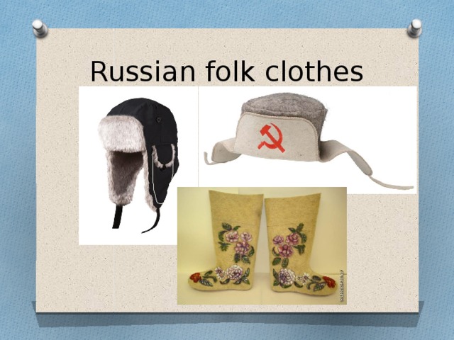 Russian folk clothes
