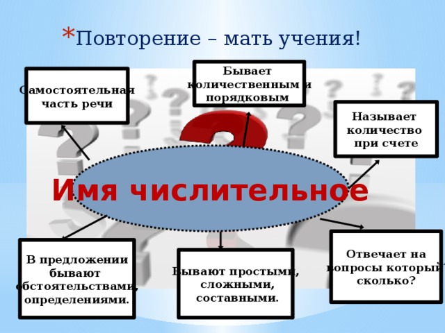 Повторение – мать учения!