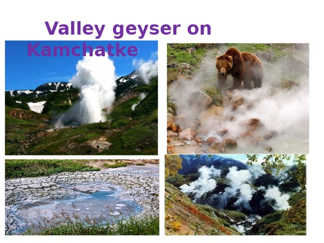 Valley geyser on Kamchatke