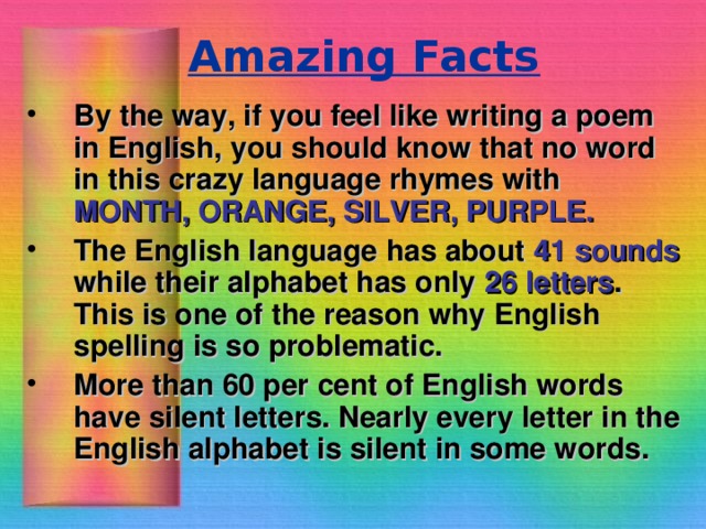 Amazing Facts