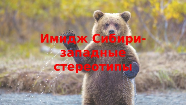 Имидж Сибири- западные стереотипы
