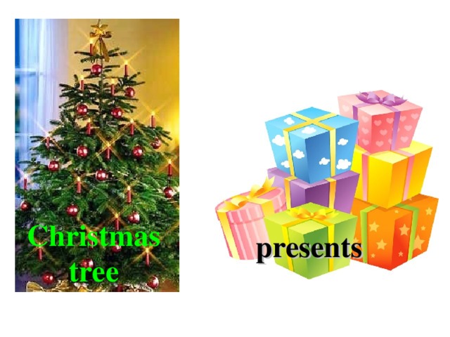 Christmas tree presents