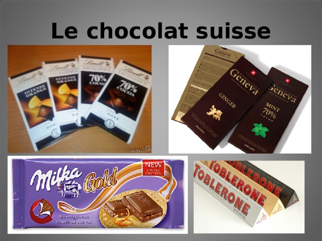 Le chocolat suisse