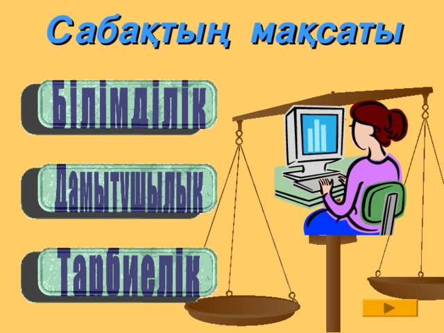 Сабақтың мақсаты