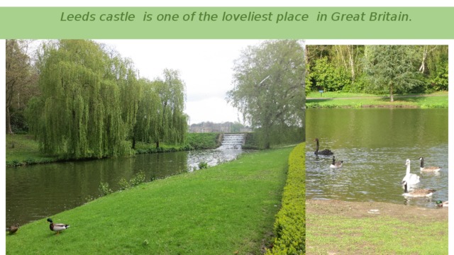 Leeds castle is one of the loveliest place in Great Britain.