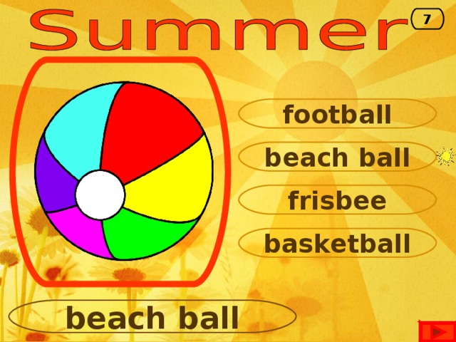 7 football beach ball frisbee basketball beach ball