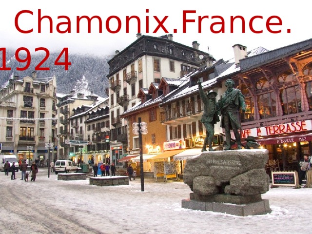 Chamonix.France. 1924