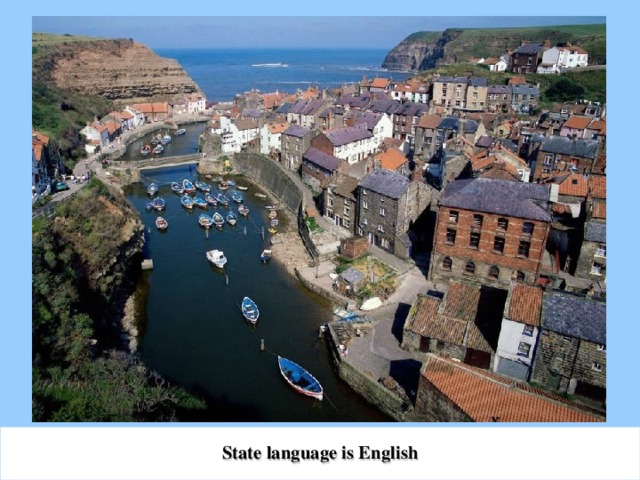 State language is English