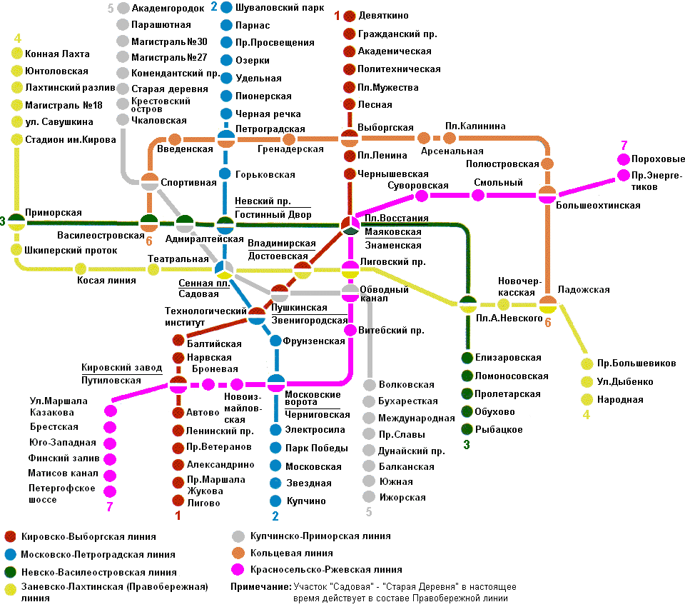 Новая карта метро санкт петербурга с будущими станциями