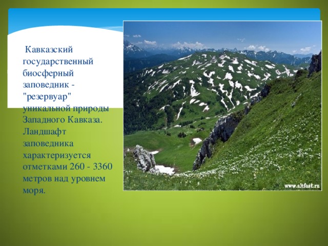    Кавказский государственный биосферный заповедник - 
