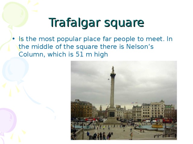 Trafalgar square