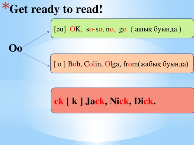 Get ready to read!    Oo
