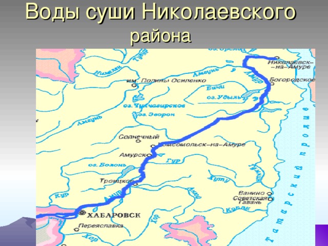 Воды суши Николаевского района