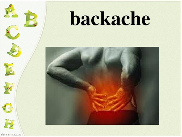 backache