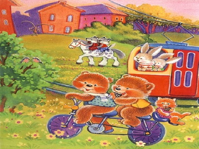 На каком виде транспорта ехали медведи в стихотворении «Тараканище»?