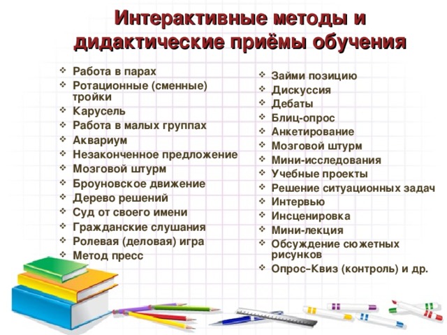 Технология интерактивного обучения