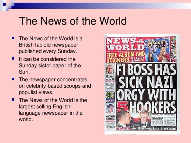 The News of the World