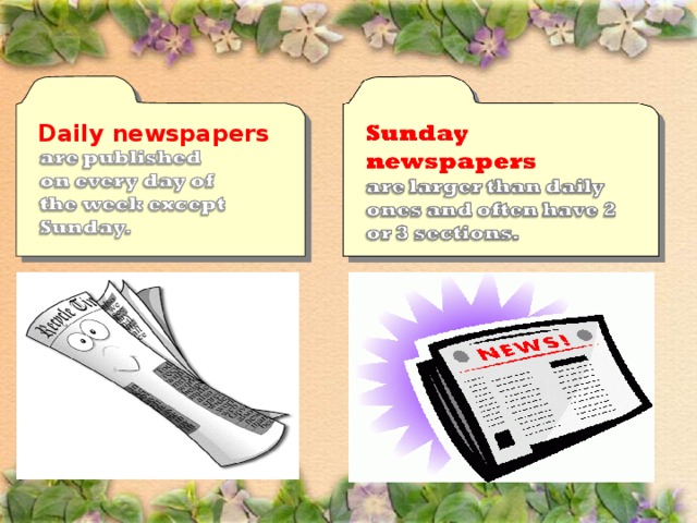 Daily newspapers