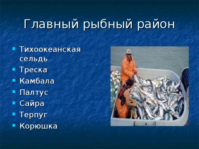 Значение морей