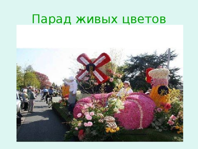 Парад живых цветов