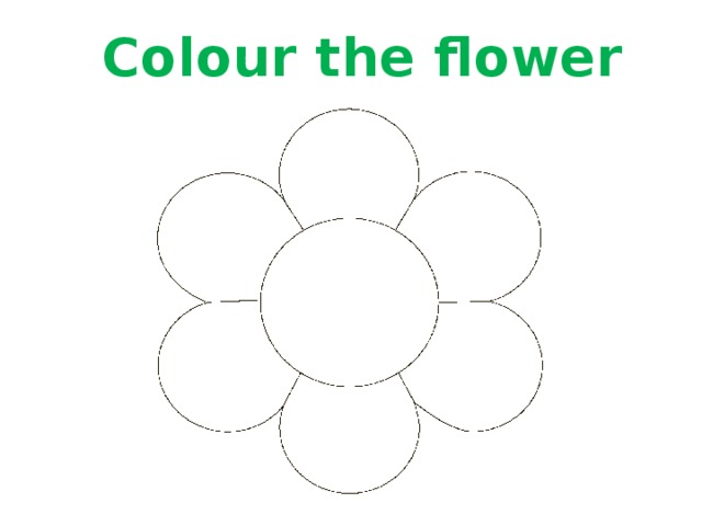 Colour the flower