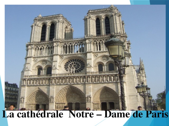 La cathédrale Notre – Dame de Paris