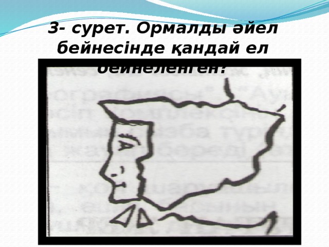 3- сурет. Ормалды әйел бейнесінде қандай ел бейнеленген?