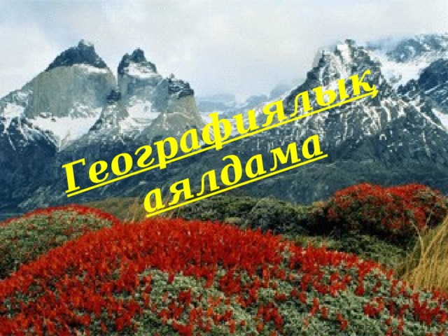 Географиялық аялдама