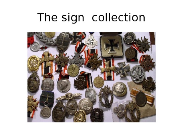 The sign collection