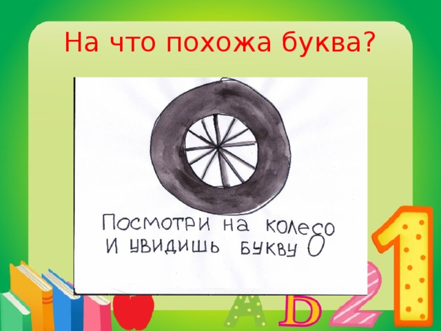 На что похожа буква?