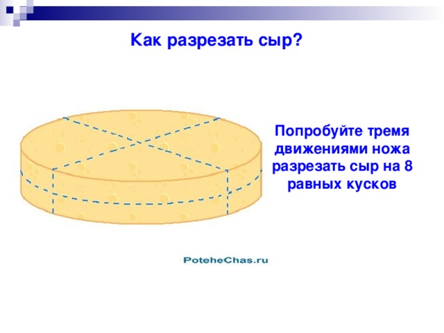 Какое самое большое количество кусков круглого торта можно получить