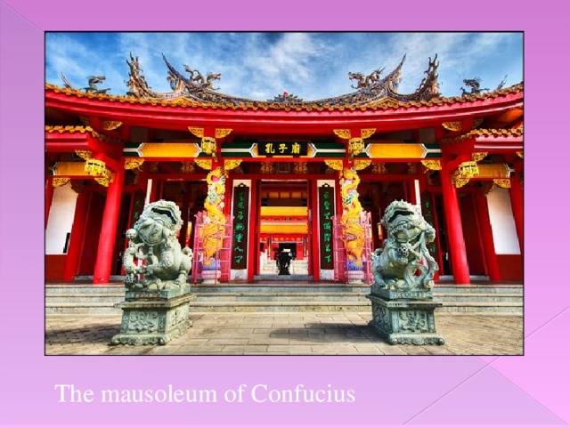 The mausoleum of Confucius