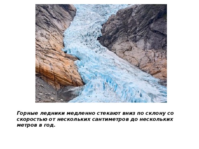 В результате деятельности ледника образуются. Природные льды презентация. Условия образования ледников. Природные льды пересказ. Условия образования ледника.