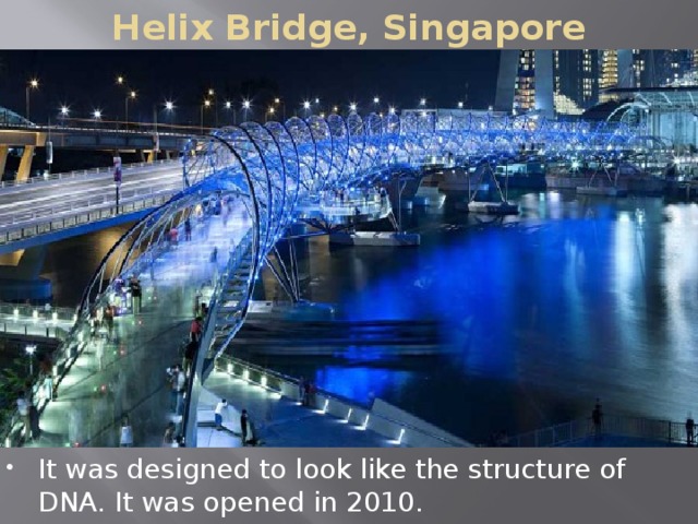 Helix Bridge, Singapore