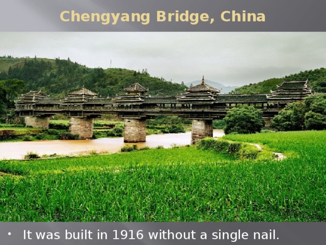 Chengyang Bridge, China
