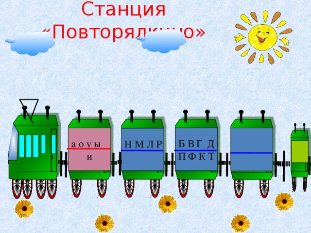 Станция «Повторялкино» Б В Г Д П Ф К Т а о у ы  и Н М Л Р 5