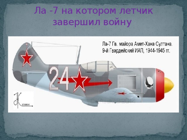 Ла -7 на котором летчик завершил войну