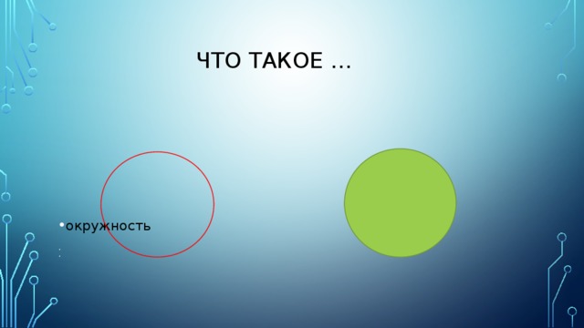 Что такое …