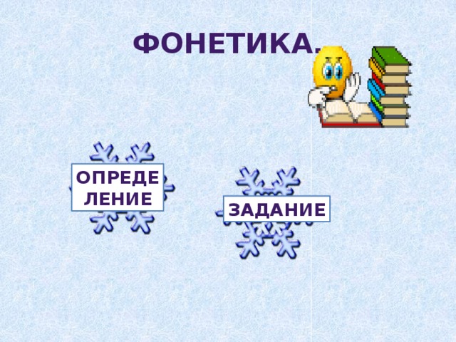 Фонетика. Опреде ление задание