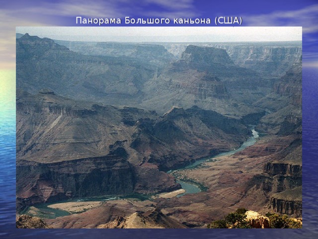 Панорама Большого каньона (США)